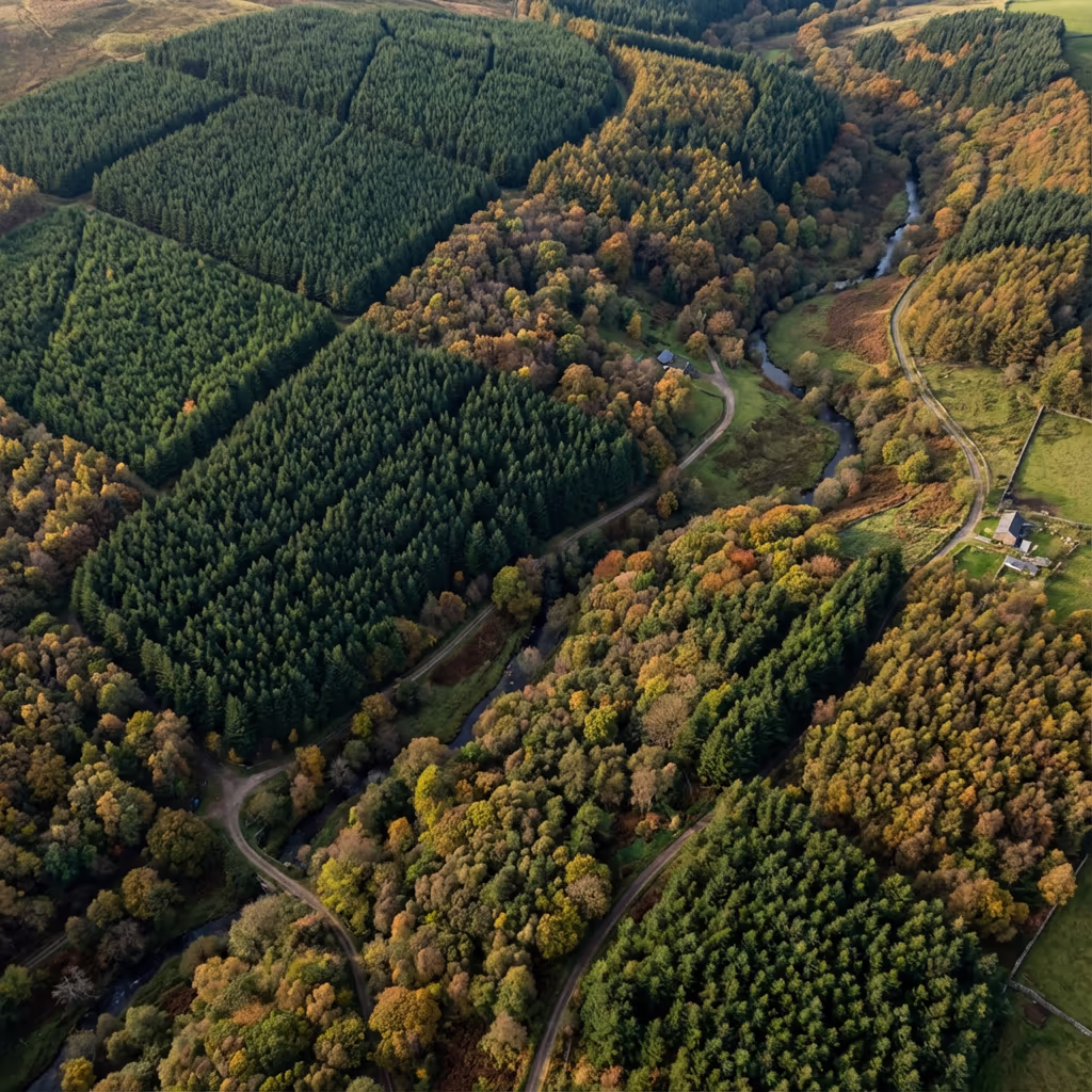 Drone Forestry Survey - Professional drone survey service in the UK